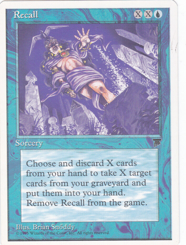 Recall Chronicles 1995 Magic the Gathering MTG x1 | eBay Recall Chronicles 1995 Magic the Gathering MTG x1 | eBay