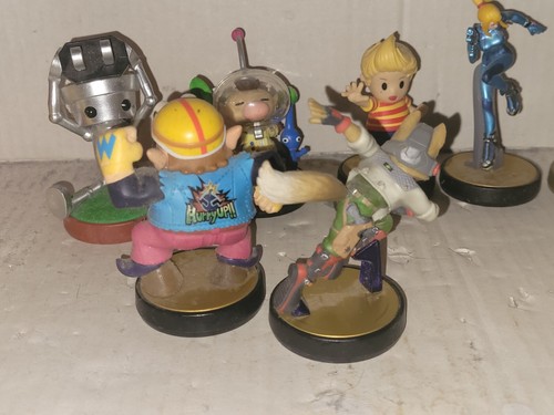 Nintendo Amiibo Super Smash Bros Konvolut Diddy Kong Samus Fox Lucas Pikmin - Bild 3 von 12