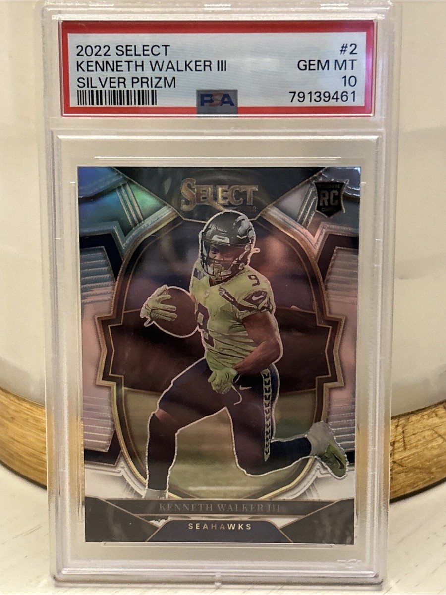 10枚限定 Kenneth Walker III 直筆サインカード PSA 8
