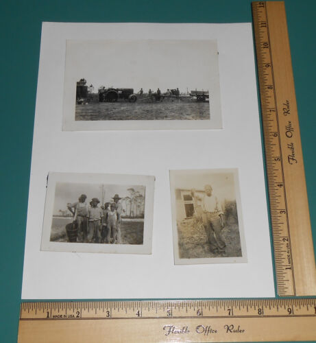 Vintage 1930s 1932 Photos Farming Equipment Tractors Cotton Blacks Alligator