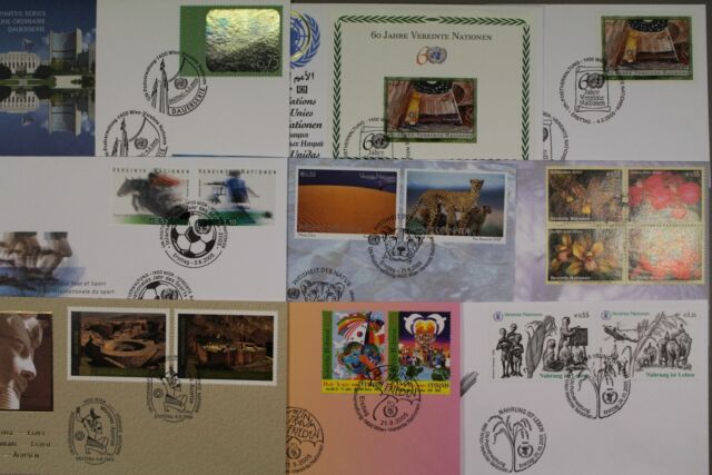 UNO - Wien 9 UNPA-Ersttagsbriefe aus dem Jahr 2005 - 610562