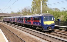 PHOTO  CLASS 321 4-CAR EMU NO 321 418 THE POPPY EXPRESS SUPPORTING THE ROYAL BRI