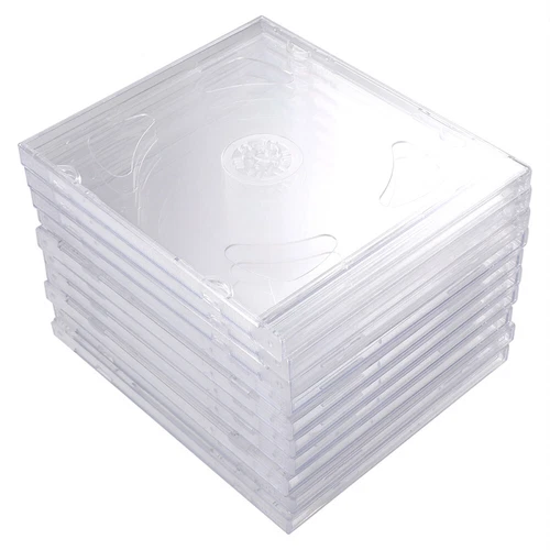 Cd/dvd Étui De Rangement En Plastique Meida Vidéo De Stockage Cas