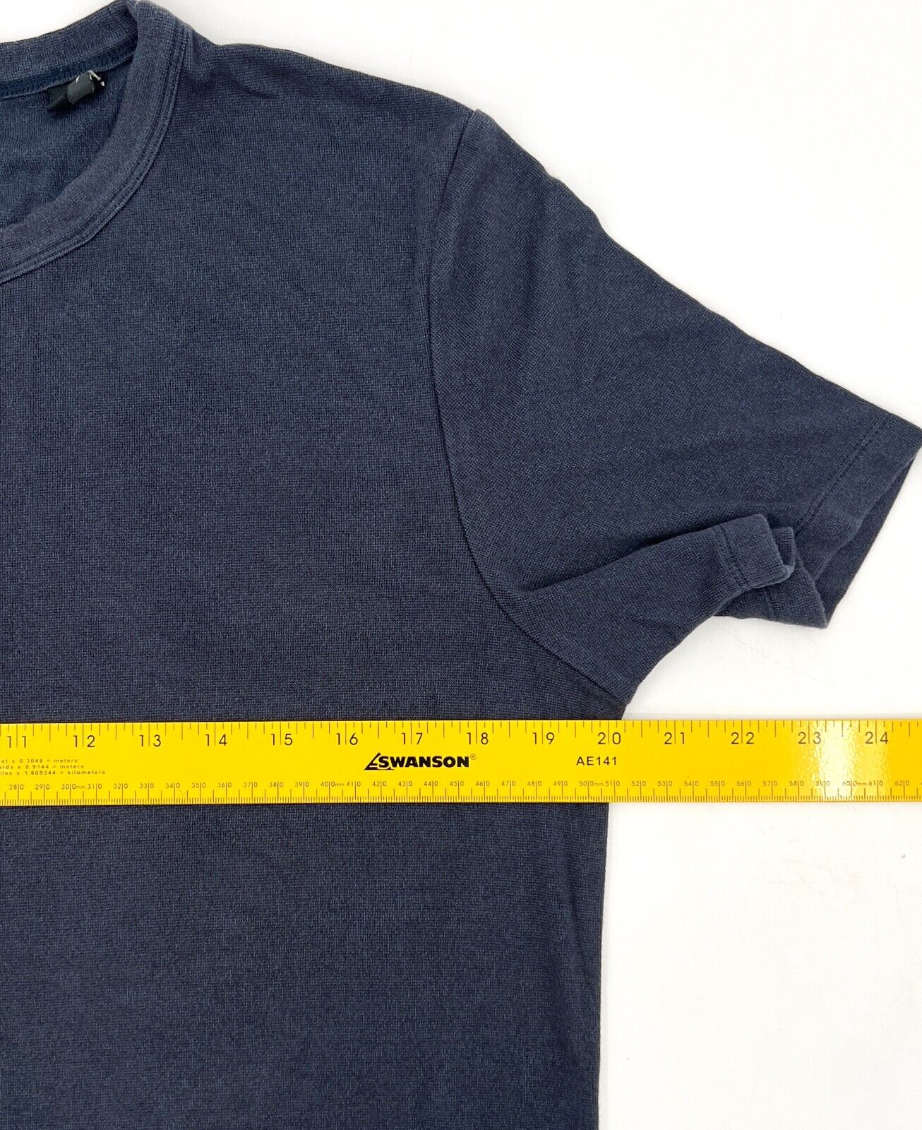 Theory Shirt Mens Medium Blue Short Sleeve Pullov… - image 4