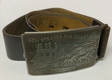 Rare Original Levi Strauss Company Metal Belt Buckle Levis Levi's