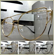 Women's CLASSIC VINTAGE RETRO Style Clear Lens EYE GLASSES Unique Fashion Frame