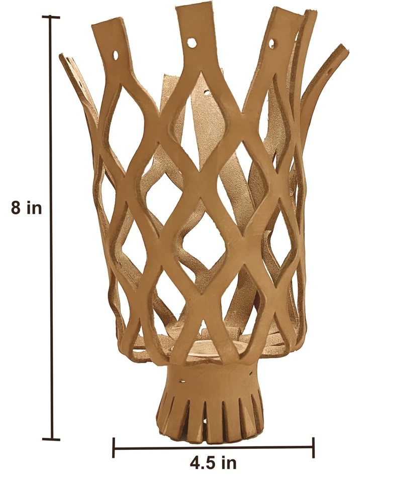Juego de 6 piezas de repuesto de red de bolsillo de mesa de billar de cuero genuino NATURAL sin tinte Foto 3 de 3