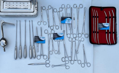 Set of 35 Dilatation Curettage Gynecology Surgical Instruments Curette