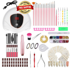 MEJOR Maquina De U as Acrilicas Kit Taladro Lima Para Manicura Pedicura Gel Lamp