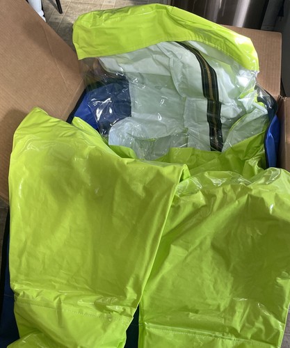 NEW Dupont Tk587slyxl000100 Encapsulated Training Suit, Yellow, Tychem(R) 10000 - Picture 4 of 5