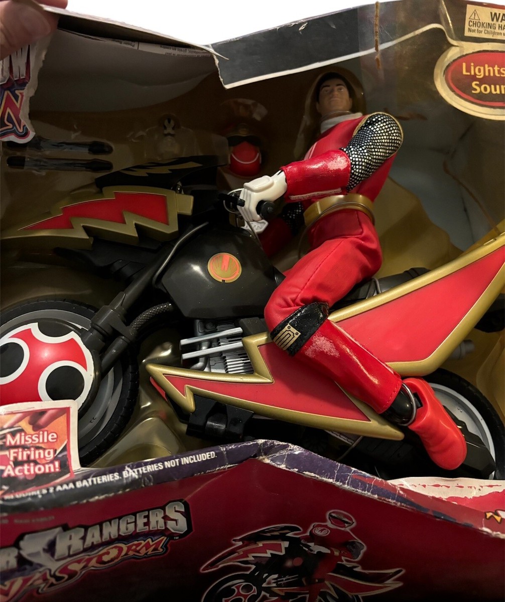Power Rangers Ninja Storm Tsunami Cycle Red Wind #10530, #10531