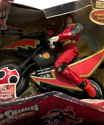 Power Rangers Ninja Storm Tsunami Cycle Red Wind #10530, #10531