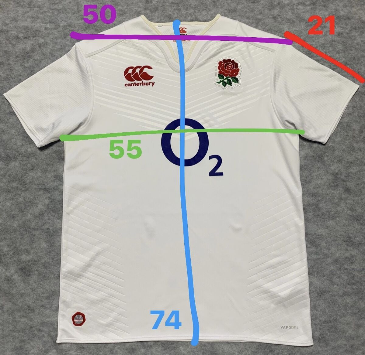 Canterbury England Rugby Union Mens Size L White Jersey Canterbury England Rugby Union Mens Size L White Jersey