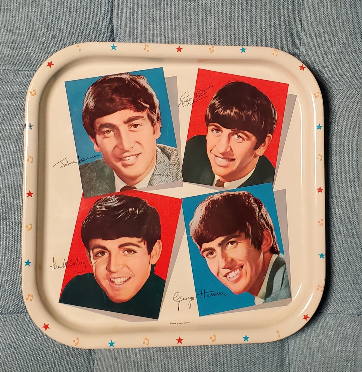 ビートルズ トレイ Worcester Ware ORIGINAL 1964 BEATLES TRAY BY WORCESTER WARE IN EXCELLENT