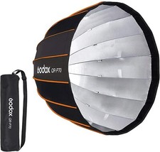 DE Godox QR-P70 70 cm Parabolic Softbox installazione rapida per lampada Bowens