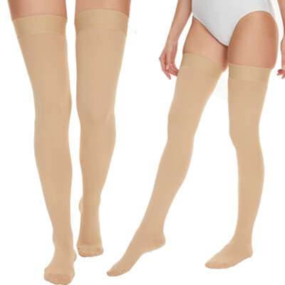 Compression Stockings 20-30 mmHg Thigh High Support Socks Varicose Veins Edema
