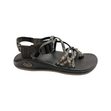 Chaco Sandals Z Cloud X2 Adjustable Strap Black & Cream Sandals Shoes Women's 9
