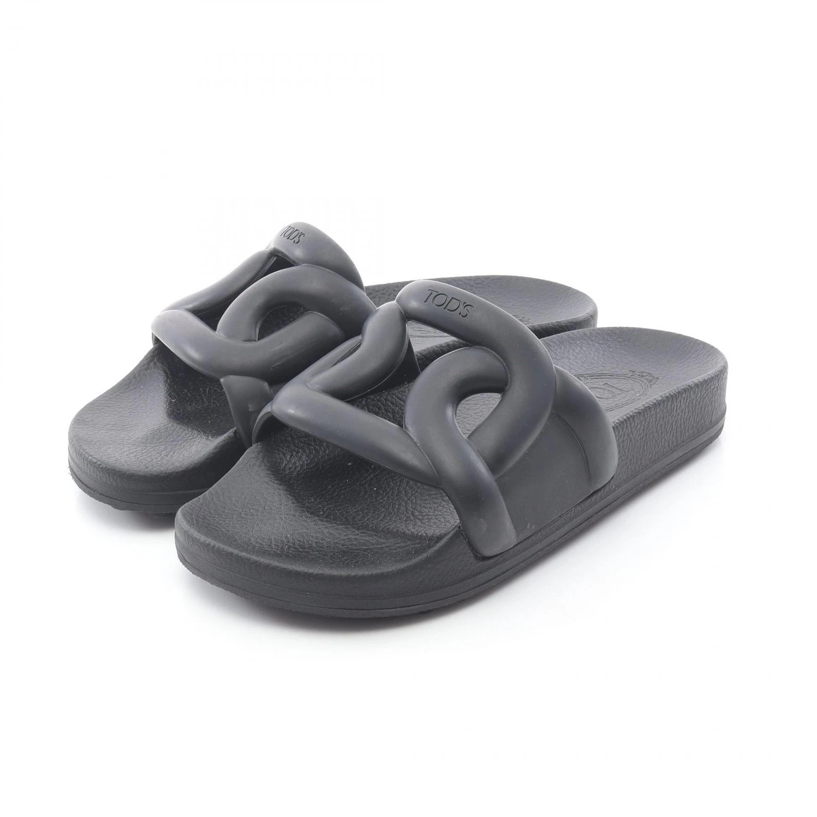 TOD’S TOD'S CATENA Sandali Scarpe Gomma Nero