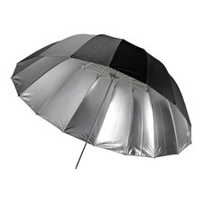 Walimex pro Parabol Reflexschirm schwarz/silberf. Ø105cm Lichtformer Fotoschirm