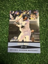 West Michigan Whitecaps 2015 (Clase A-Detroit Tigers) Derek Hill #01 AN1