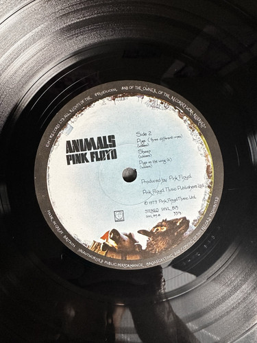 LP VINYL PINK FLOYD ALBUM ANIMALS SHVL 815 UK 1ST PRESS 1977 WIDE SPINE EX/VG+ - Picture 8 of 12