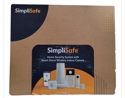 SimpliSafe Home Security System Indoor Camera 8 Piece Kit