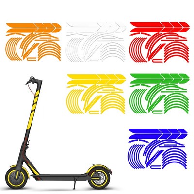 Sichtbarkeitssteigernder reflektierender Aufkleber f��r Xiaomi f��r M365 Elektro