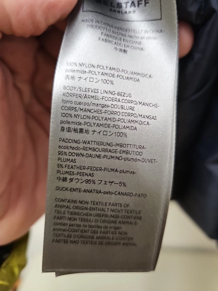 Belstaff Wallingford Down Vest Size Uk 46 in Dark Ink - Image 4 of 4