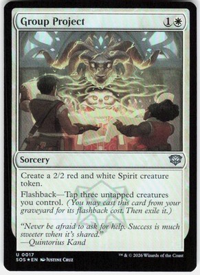 Group Project Foil 17 Secrets of Strixhaven Magic the Gathering