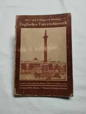 German Books For Learning English- Englisches Unterrichtswerk Grades 3 to 5 1939