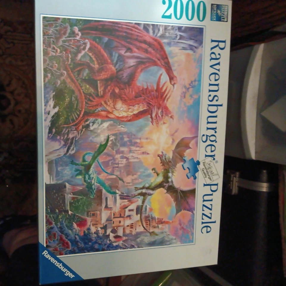 Ravensburger - Dragonland 2000pc Jigsaw Puzzle No. 167173 fantasy dragon - Image 2 of 4