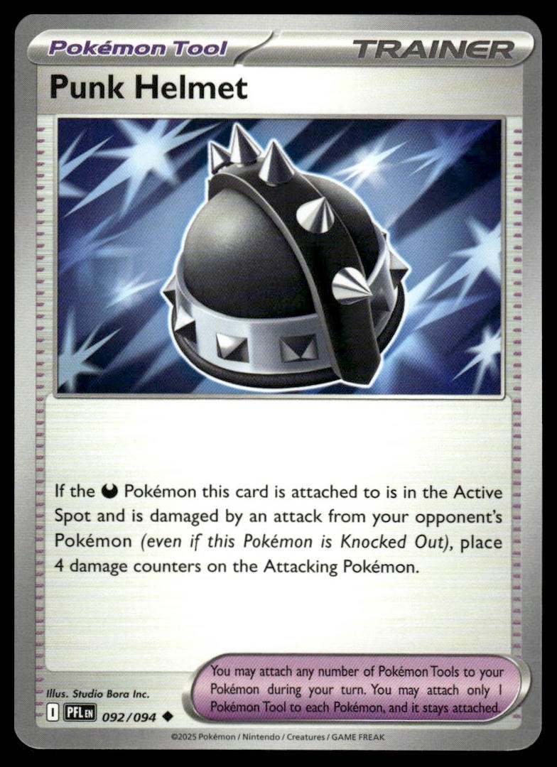 Pokemon Phantasmal Flames #092/094 Punk Helmet