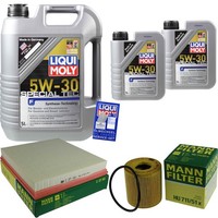 Mann Inspektionspaket 7L Liqui Moly Special Tec 5W-30 FüR Ford Transit Kasten