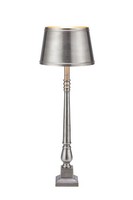 Tischlampen 1X40W/E27 IP20 Antikes Silber Im Glamour Klassisch Stil