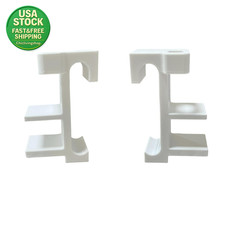 2 PCS Baby Seat Adapter Compatible Stokke Tripp Trapp High Chair Old Model White