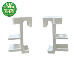 2 PCS Baby Seat Adapter Compatible Stokke Tripp Trapp High Chair Old Model White