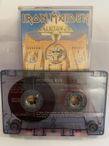 Iron Maiden - POWERSLAVE - Cassette Tape - EJ2402004 - EMI - 1984 - OK - Picture 3 of 7