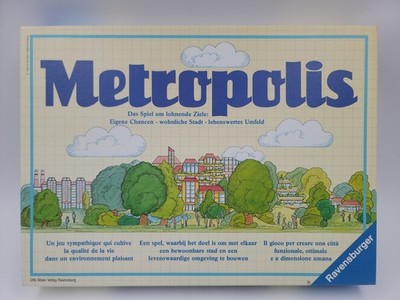 METROPOLIS Board Game Ravensburger German French Italian Dutch