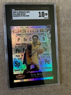 2000-01 Bowman's Best - Elements of the Game Kobe Bryant #EG12 for