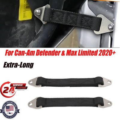 2X Upgraded Door Limit Straps For Can-Am Defender & Max Limited 2020+ Extra-Long