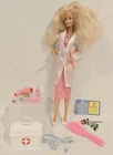 Vintage 1987 Doctor Barbie With Original Accessories & Brush EUC
