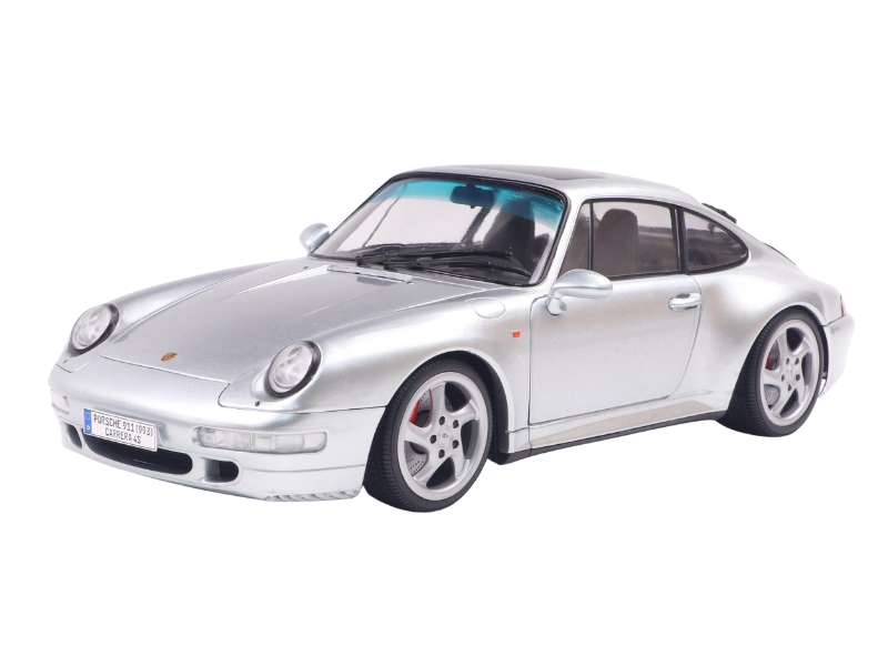 1996 Porsche 911 (993) 4S – Silver Diecast 1:18 Scale Model