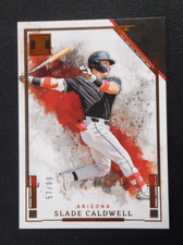 Slade Caldwell 2025 PANINI IMPECCABLE 57/99 Card #80 DIAMONDBACKS
