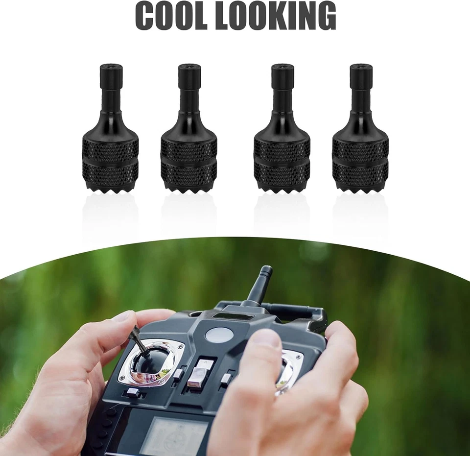 3 Pro/4 Pro Control Sticks, 4Pcs Detachable Aluminum Alloy Drone Joysticks for D - Image 4 of 4