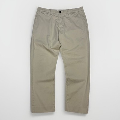 Closed x Bergdorf Goodman Cream Italian Chinos 36x28 Made In Italy Cropped