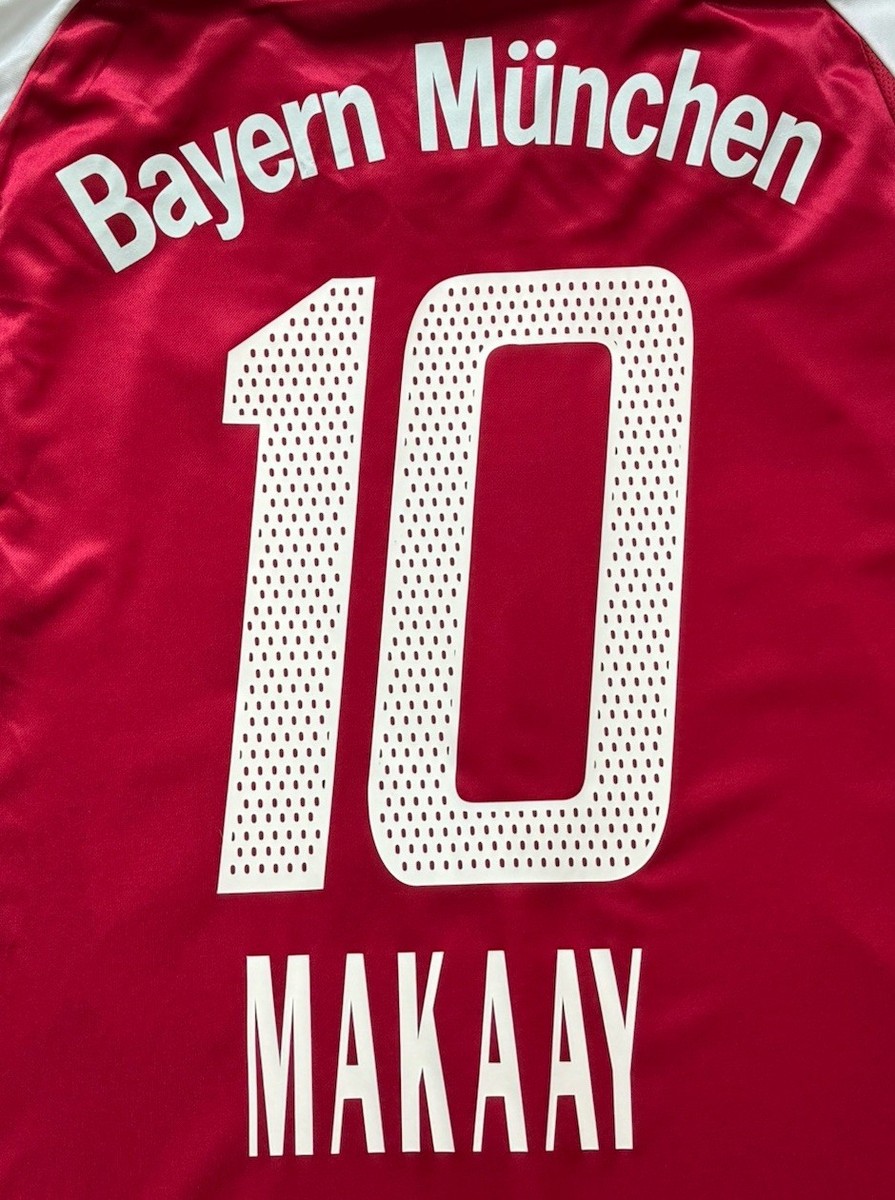 2003/04 Bayern Munich Authentic Home Jersey #10 Makaay Large