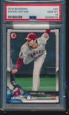 PSA 10 SHOHEI OHTANI/OTANI 2018 BOWMAN #49 LA ANGELS Rookie Card RC GEM MINT QTY