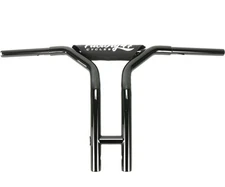 Factory 47 Gloss Black 1 1/4" MX47 Pullback T-Bar 14" Rise Handlebar Harley