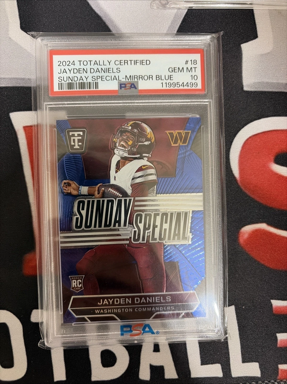 Jayden Daniels Panini Totally Certified Sunday Special #18 Blue