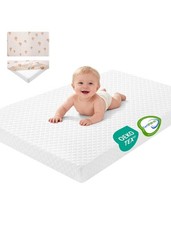 voomf Pack and Play Mattress Pad, 38"x26" Dual-Sided Memory Foam Pack N Play ...